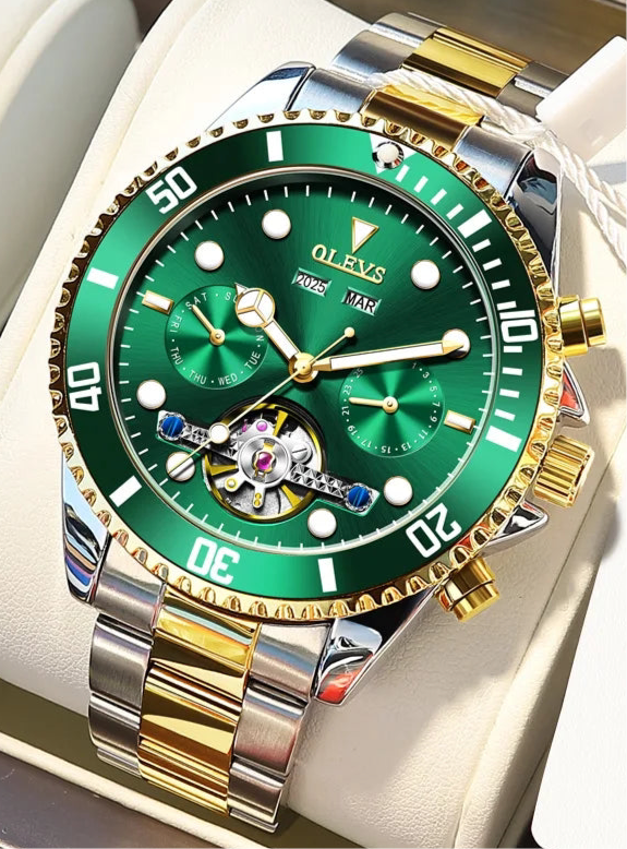 Regalia Verde – Emerald (Green Dial) Zeyo Time Regalia Verde – Emerald Skeleton Automatic