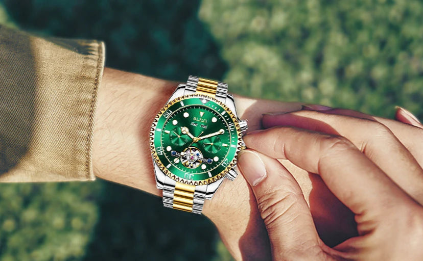 Regalia Verde – Emerald (Green Dial) Zeyo Time Regalia Verde – Emerald Skeleton Automatic