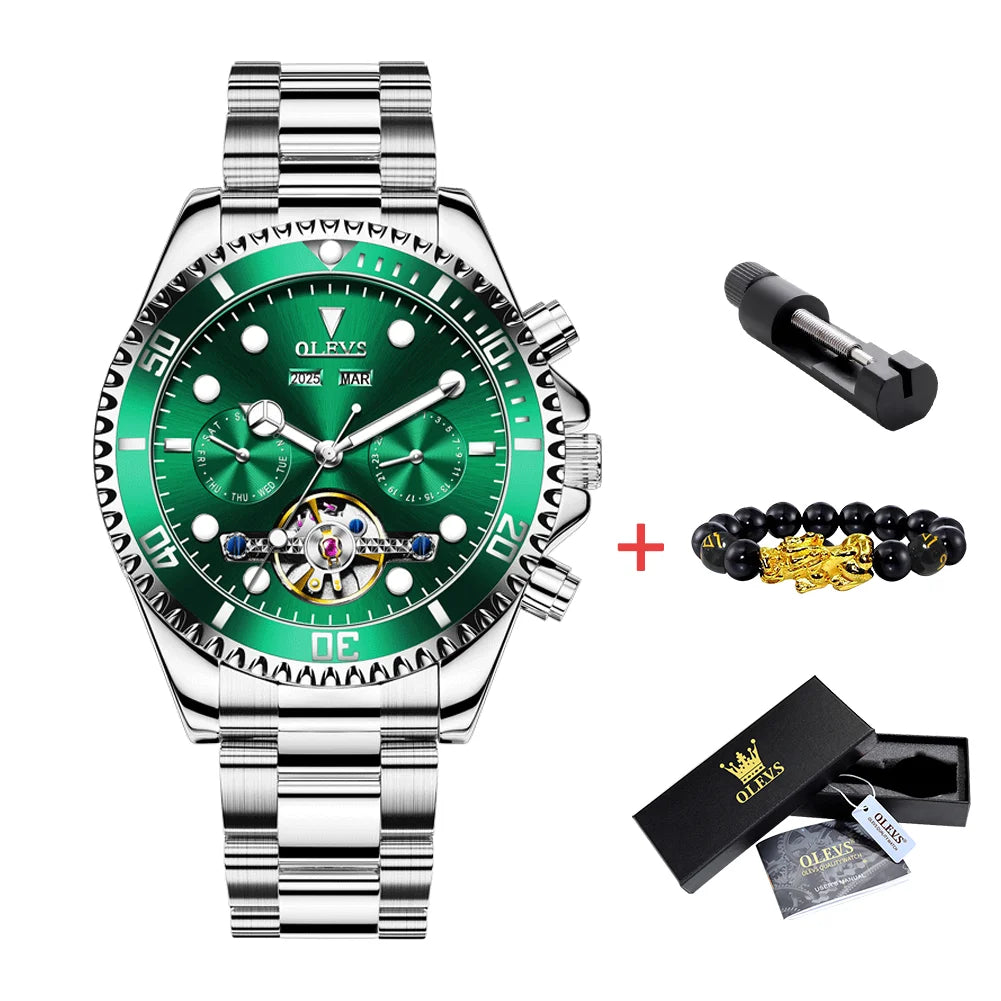 Regalia Verde – Emerald (Green Dial) Zeyo Time Regalia Verde – Emerald Skeleton Automatic