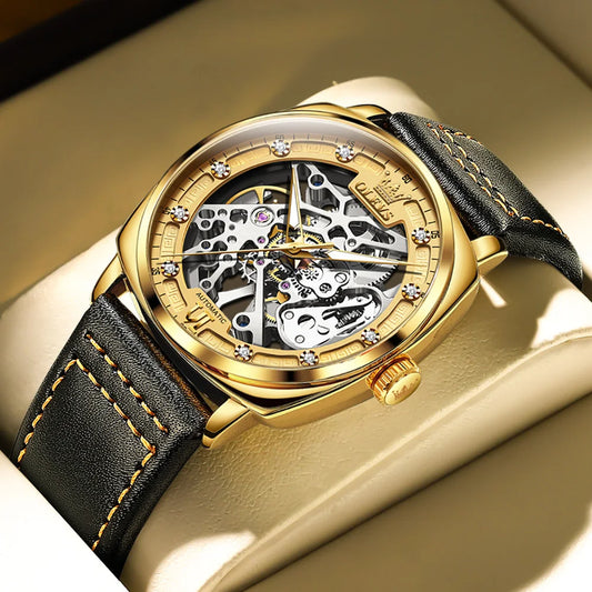 Volturé – Sovereign Gold (All Gold) Zeyo Time Volturé–Skeleton Flywheel Automatic